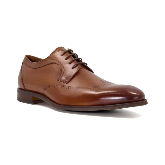 Dune Sheath Leather Men's Tan Oxford Shoes - Image 1