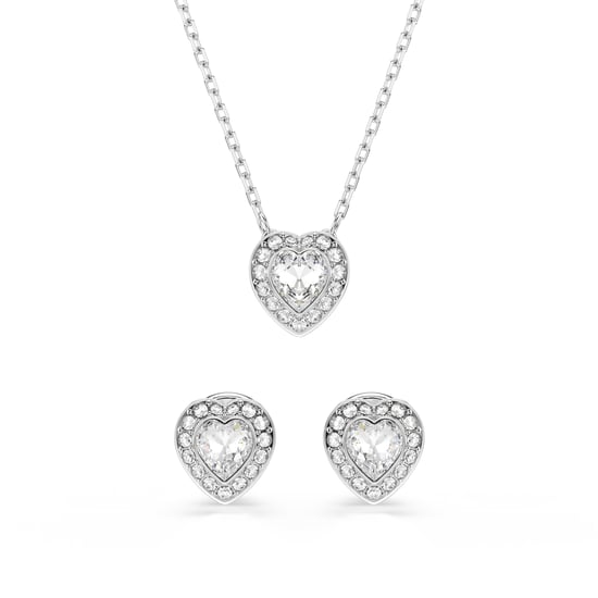 Swarovski 'Ss25 Capsule' Women's Base Metal Set: Necklace + Earrings - Silver 5720849 - Image 4