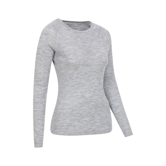 Mountain Warehouse Womens/Ladies Merino II Thermal Top (Light Grey) - Image 2