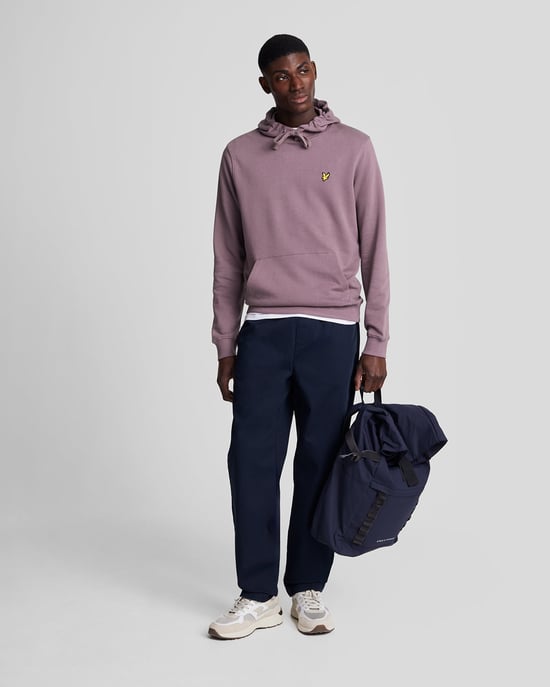 Lyle & Scott Branded Highland Mauve sudadera con capucha morada - Image 2