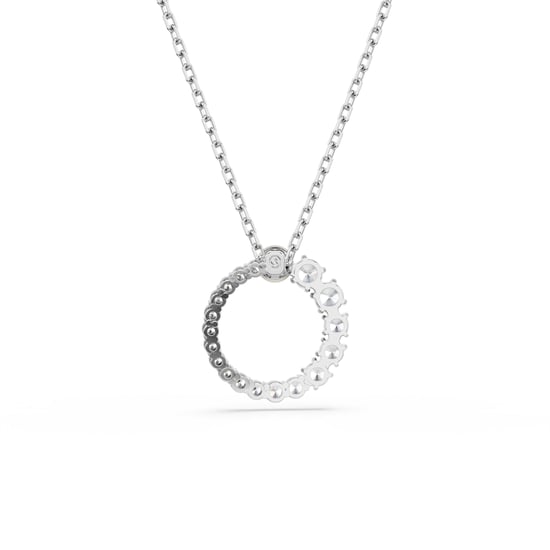 Swarovski 'Matrix' Women's Base Metal Necklace - Silver 5688751 - Image 4