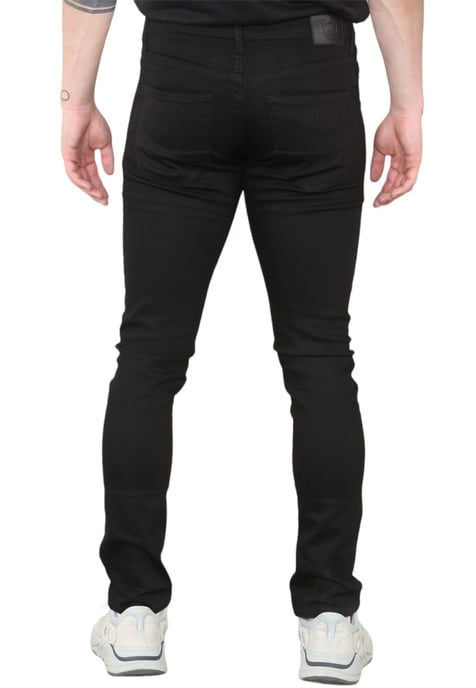 MYT Vaqueros ajustados para hombre Denim elástico en negro - Image 3
