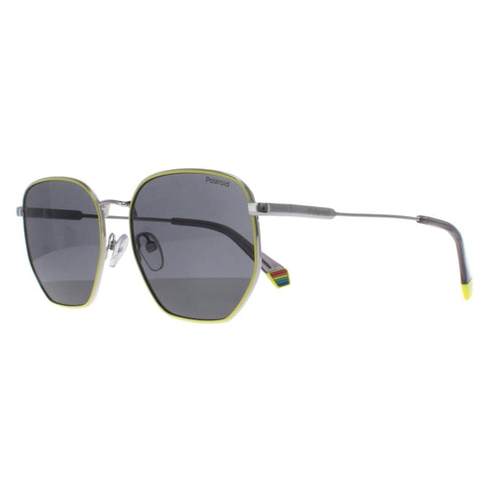 Polaroid Cuadrado Unisex Paladio Amarillo Gris Polarizado PLD 6214/S/X - Image 2