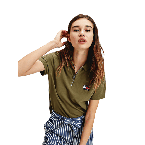 Insignia de Polo Tommy Jeans para mujer - Image 1
