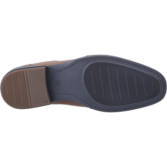 Pod Spear Leather Men's Cognac Slip-On Shoes - Image 3