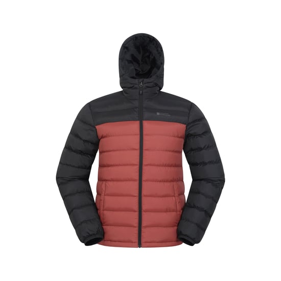 Mountain Warehouse Mens Seasons II Camo Padded Jacket (Berry)