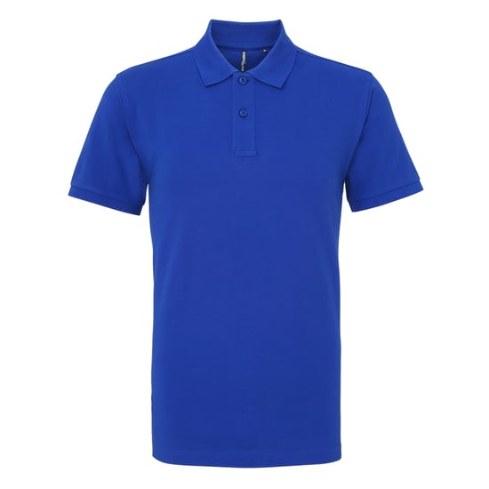 Asquith & Fox Mens Plain Short Sleeve Polo Shirt (Royal) - Image 1