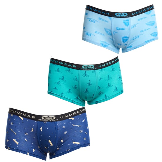 Pack-3 Boxers made of breathable fabric and anatomical front LPG1010 boy