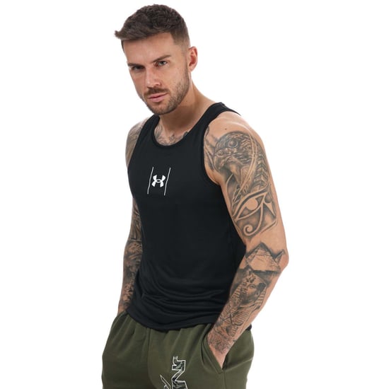 Chaleco de choque UA Speed Stride para hombre de Under Armour en negro - Image 1