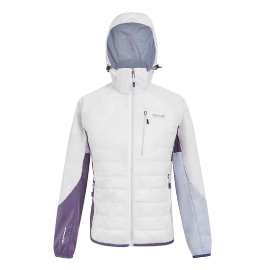 Regatta Womens/Ladies Andreson Pro Hybrid Jacket (White/Sunset Purple)