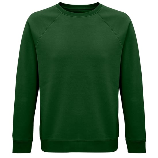 SOLS Unisex Adult Space Organic Raglan Sweatshirt (Bottle Green) - Image 1