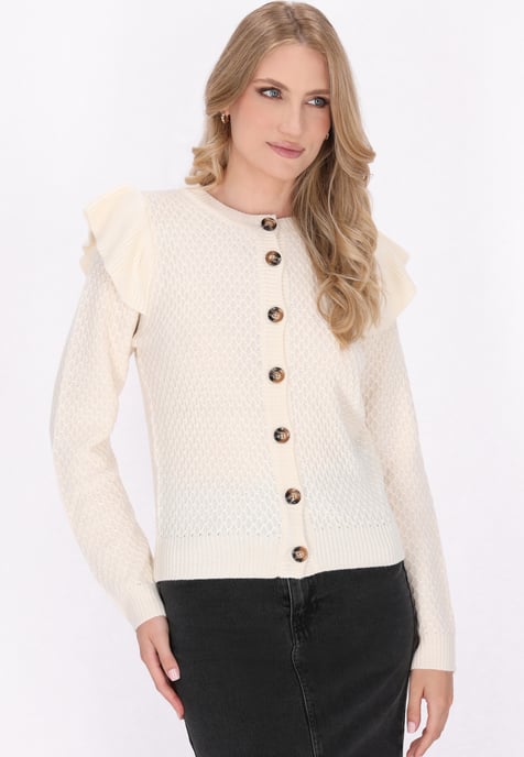 Dreimaster Cardigan women white - Image 3