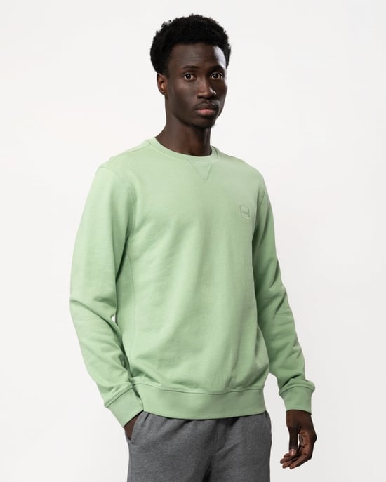 Sudadera de cuello redondo para hombre BOSS Orange Westart con parche de logo - Image 1