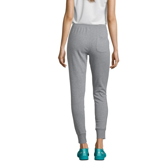 SOLS Womens/Ladies Jet Melange Jogging Bottoms (Grey Melange) - Image 2