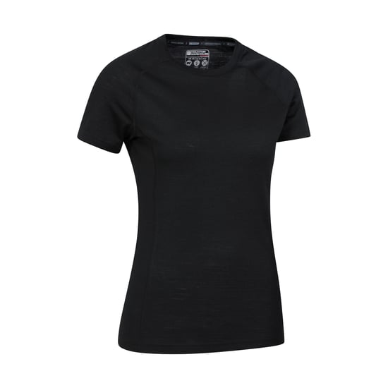 Mountain Warehouse Womens/Ladies Summit Merino Wool Thermal Top (Black) - Image 4