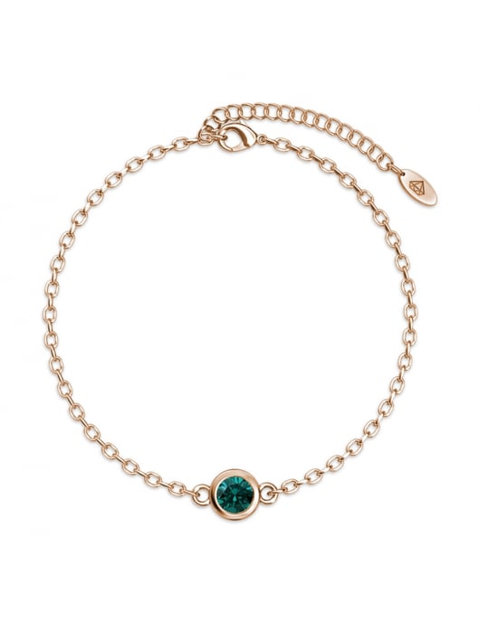 Pulseras con piedras de nacimiento - Oro rosa y multicolor - Image 3