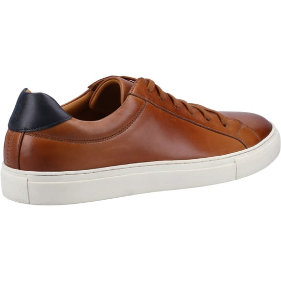 Hush Puppies Colton Leather Men's Tan Trainers - Image 2
