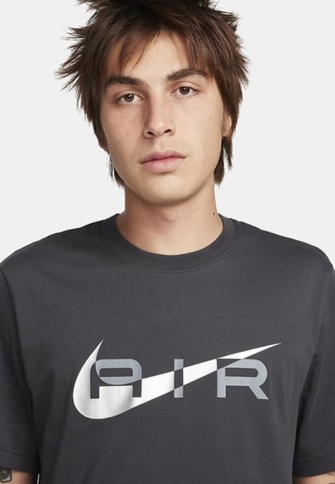 Camiseta Nike Air Graphic Carbón para Hombre - Image 3