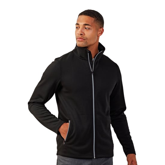 Premier Mens Sustainable Sweat Jacket (Black) - Image 3