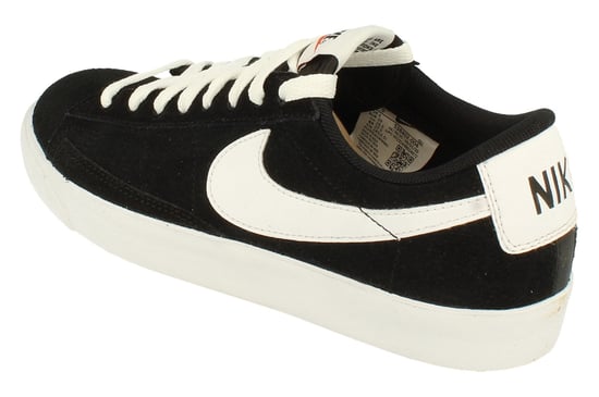Nike Blazer Low Prm Vntg Suede Mens Black Trainers - Image 2
