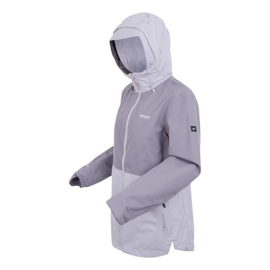 Regatta Womens/Ladies Hamara IV Waterproof Jacket (Purple Sage/Wisteria) - Image 3