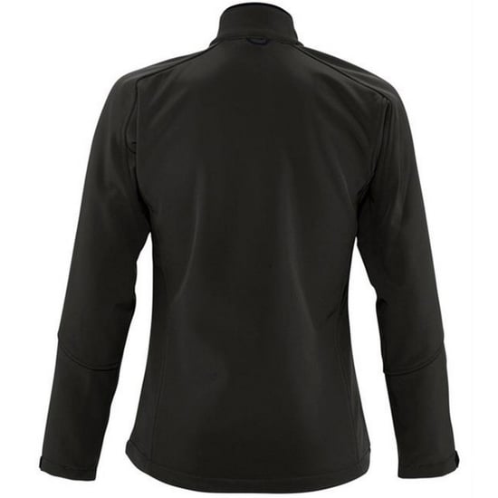 SOLS Womens/Ladies Roxy Soft Shell Jacket (Breathable, Windproof And Water Resistant) (Black) - Image 3