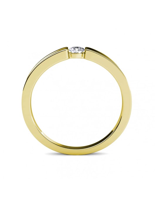Anillo Simplicity - Oro y Cristal - Image 5
