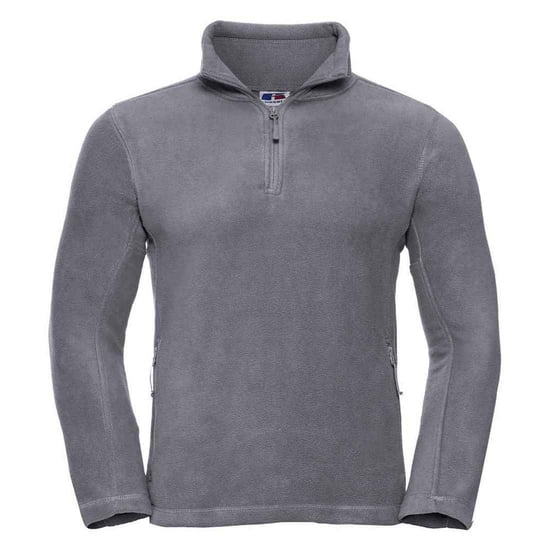 Russell Mens Quarter Zip Outdoor Fleece Top (Convoy Grey) - Image 1