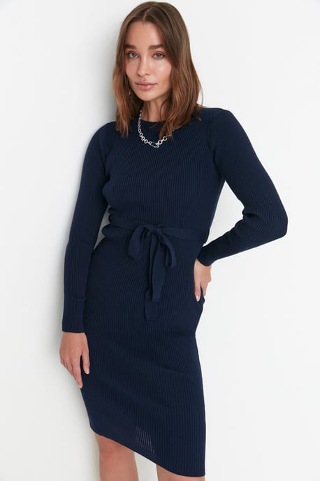 Trendyol Women's Crew neck A-line Dress - Image 3