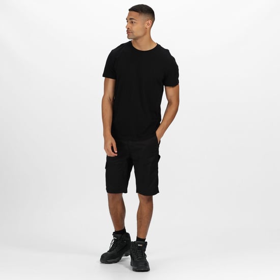 Regatta Mens Pro Cargo Shorts (Black)