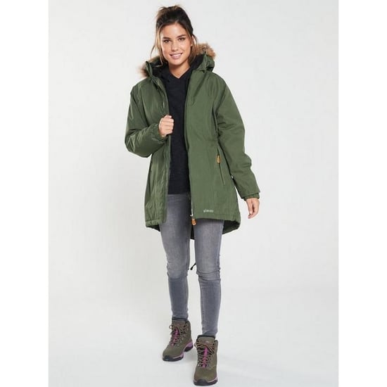Trespass Womens/Ladies Celebrity Insulated Longer Length Parka Jacket - Image 3