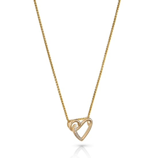Orphelia 'Ida' Women's 925 Sterling Silver Chain with Pendant - Gold ZH-7521/G - Image 3