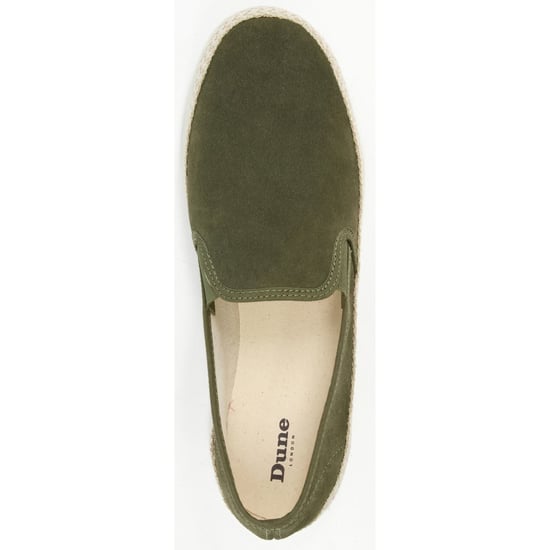 Dune Francisco Suede Men's Khaki Trainers - Image 4