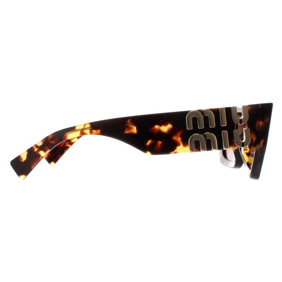 Miu Miu Rectangle Womens Honey Havana Dark Brown MU09WS