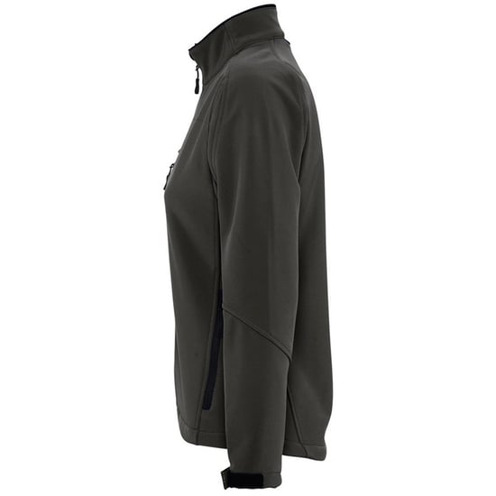 SOLS Womens/Ladies Roxy Soft Shell Jacket (Breathable, Windproof And Water Resistant) (Charcoal) - Image 4