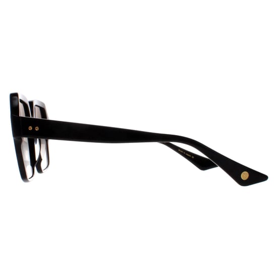 Dita Square Womens Black Dark Grey to Clear Gradient Luzpa