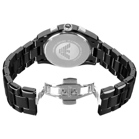 Emporio Armani AR1455 Ceramica Ladies Crystal Watch - Image 4