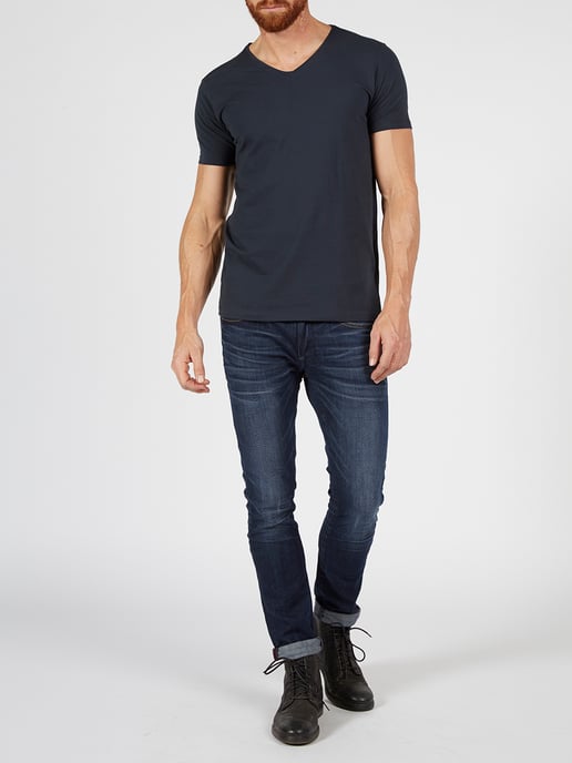 Petrol Industries - 2-pack Basic T-shirt V-Neck Men - Blue