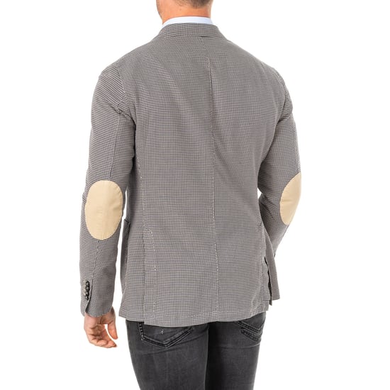 Long sleeve blazer with lapel collar HMJA01 man