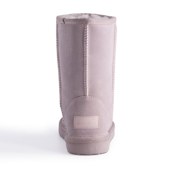 Aus Wooli "Cronulla" Australia Mid Calf Sheepskin Boot, Pale Pink