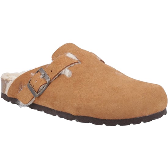 Hush Puppies Jade Leather Women's Tan Slippers - Image 1