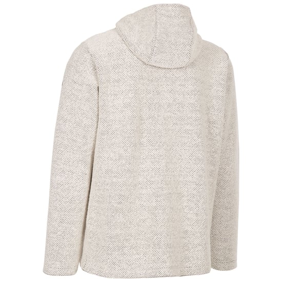 Trespass Mens Scawton Zipped Hoodie (Off White Marl)