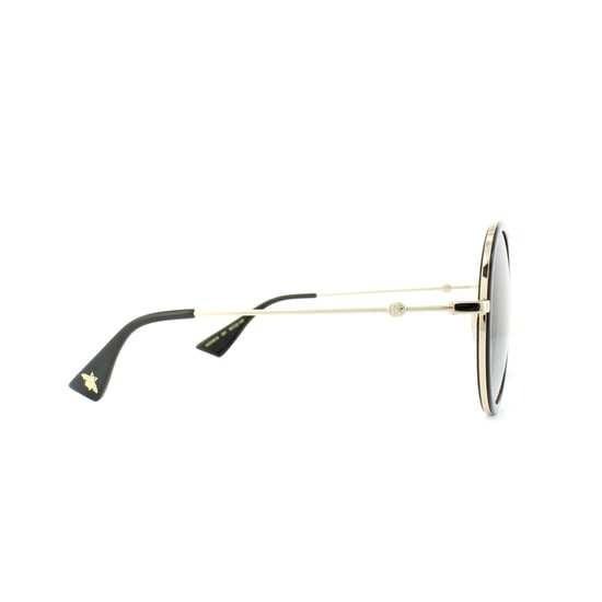 Gafas de sol Gucci GG0061S 001 Negro Oro Gris Degradado - Image 4