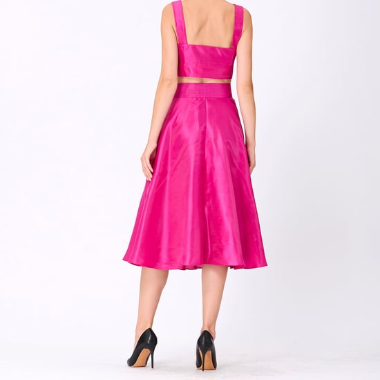 Flared Taffeta Skirt - Image 5