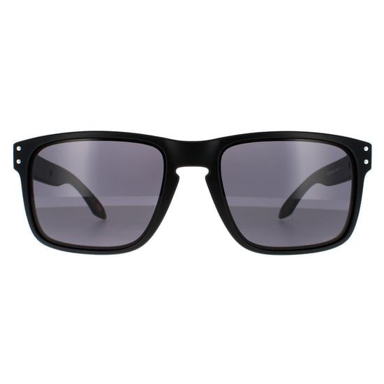 Gafas de sol Oakley Rectangle para hombre en negro mate con lentes Prizm gris. - Image 1