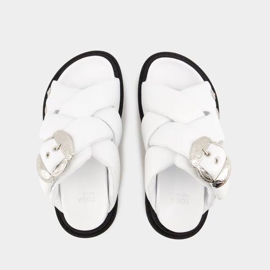 Aj1317 Sandals - Toga Pulla - Leather - White