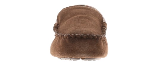 Hush Puppies Zapatillas de Casa para Hombre Moccasin Andreas de Cuero Suede Marrón - Image 3