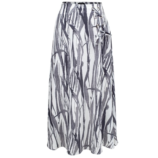 Lacing on side trapeze midi skirt - Image 4