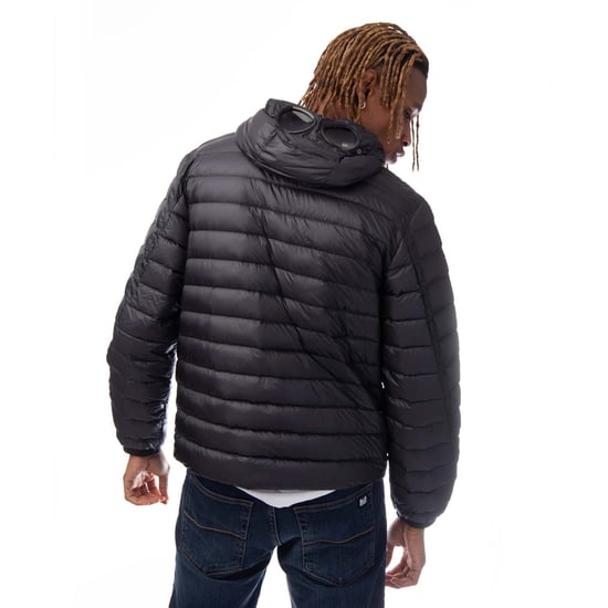 Men's C.P. Company D.D. Shell Goggle Down Jacket in Navy