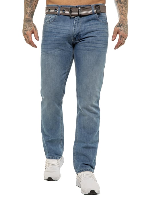 Enzo | Vaqueros de diseño para hombre -Azul claro - Image 2